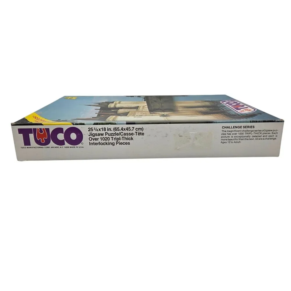 Vintage Tuco Jigsaw Puzzle 1020 Pieces Sully Castle France Extra Thick 8280